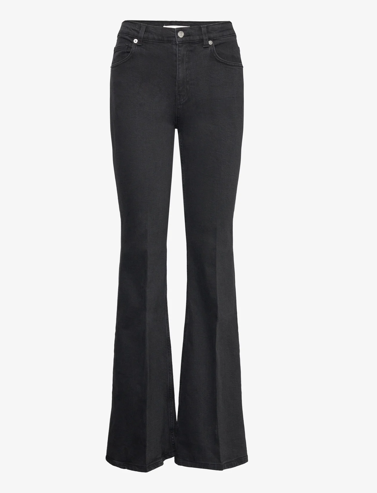 Mango - High-waist flared jeans - flared jeans - open grey - 0