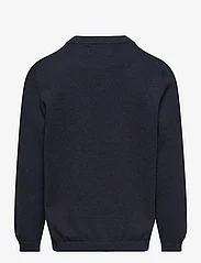 Mango - Knit cotton sweater - svetarit - navy - 1