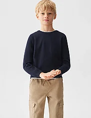 Mango - Knit cotton sweater - svetarit - navy - 2