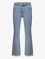 Frayed finish flare jeans - OPEN BLUE