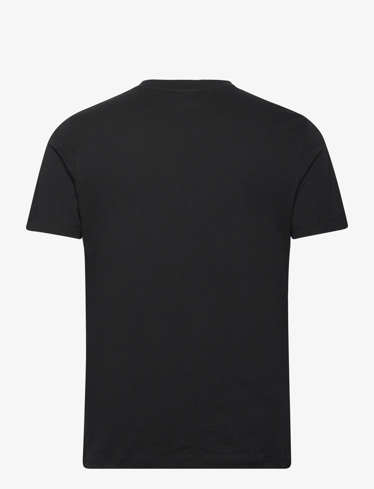 Mango - Basic cotton V-neck T-shirt - alhaisimmat hinnat - black - 1