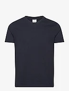 Basic cotton V-neck T-shirt - NAVY