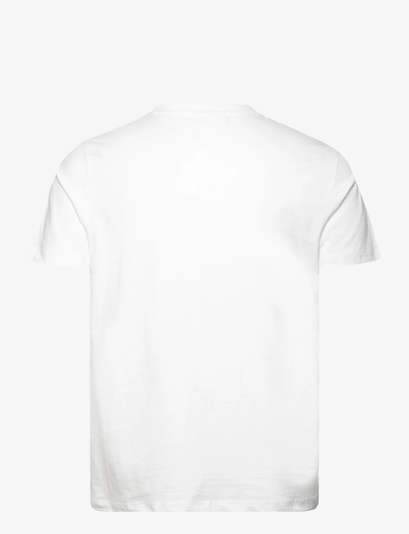 Mango - Basic cotton V-neck T-shirt - laveste priser - white - 1