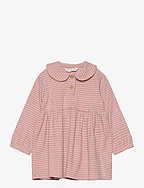Striped cotton dress - PINK