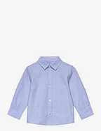Oxford cotton shirt - LT-PASTEL BLUE
