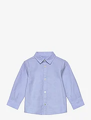 Mango - Oxford cotton shirt - langærmede skjorter - lt-pastel blue - 0