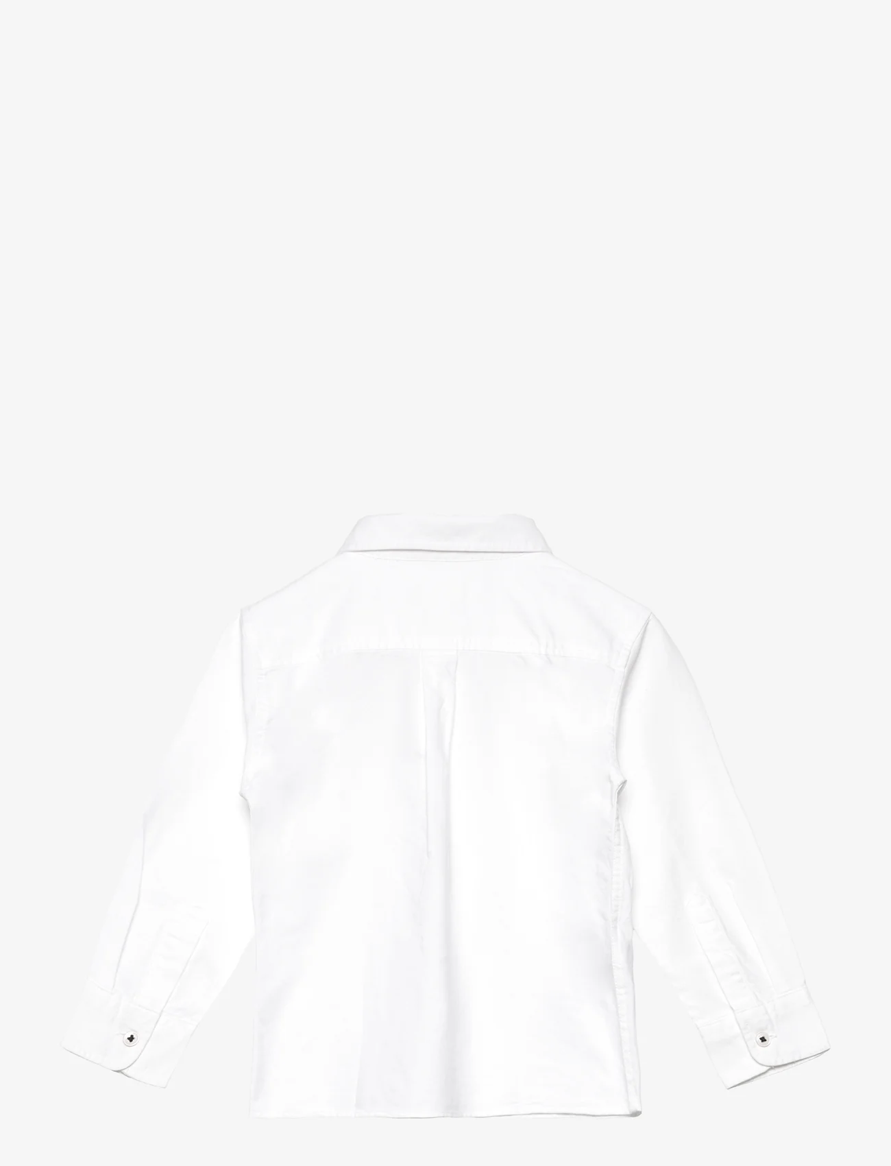 Mango - Oxford cotton shirt - pitkähihaiset kauluspaidat - white - 1