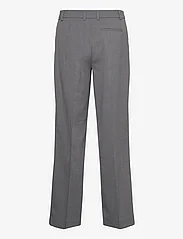 Mango - Flecked straight pants - kostymbyxor - grey - 2