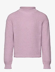Mango - Reverse knit sweater - tröjor - lt-pastel purple - 0
