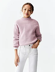 Mango - Reverse knit sweater - trøjer - lt-pastel purple - 2
