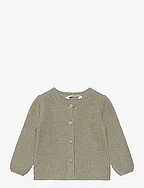 Button knit cardigan - GREEN