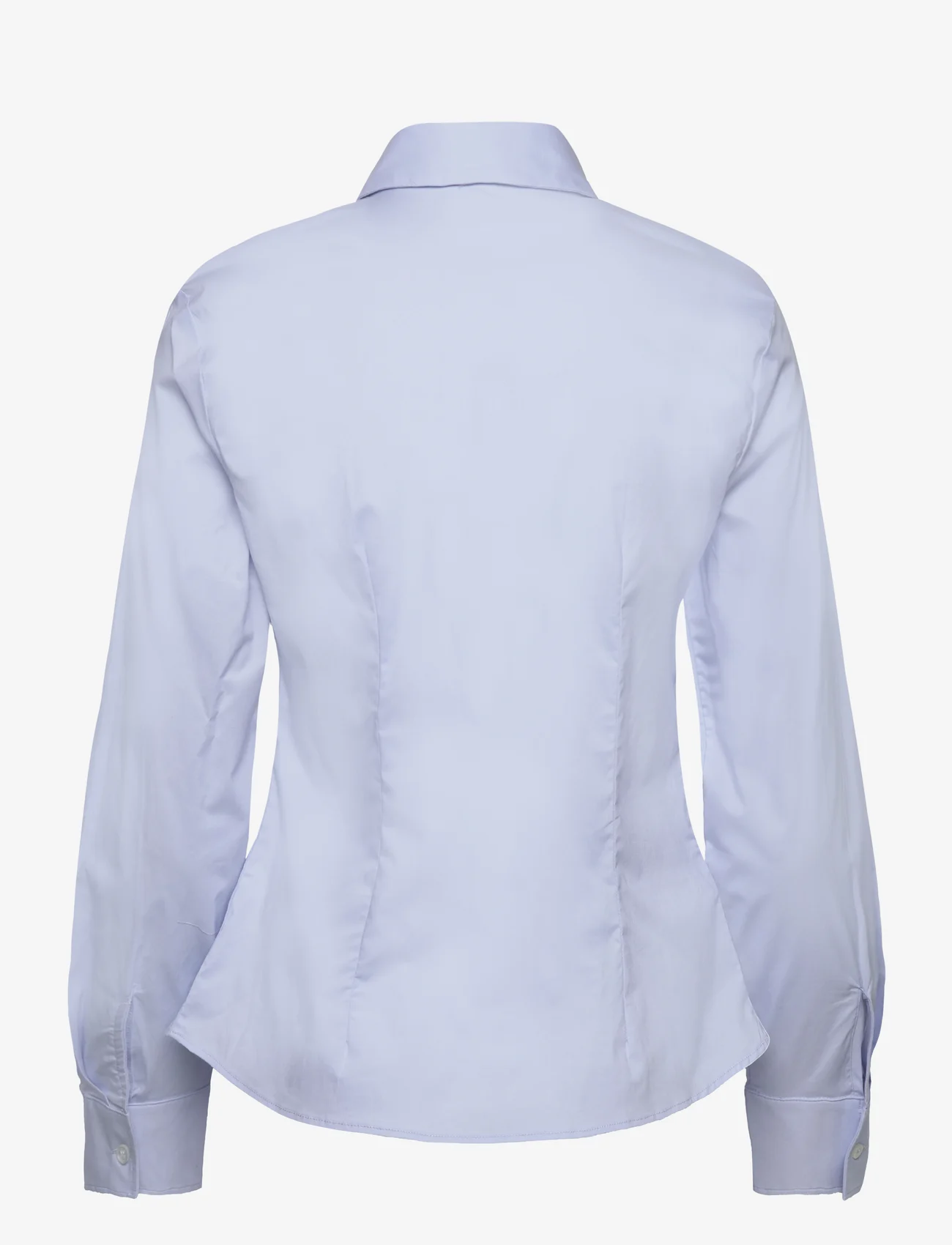 Mango - Fitted cotton shirt - langærmede skjorter - lt-pastel blue - 1