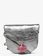 Leather metallic bag - SILVER