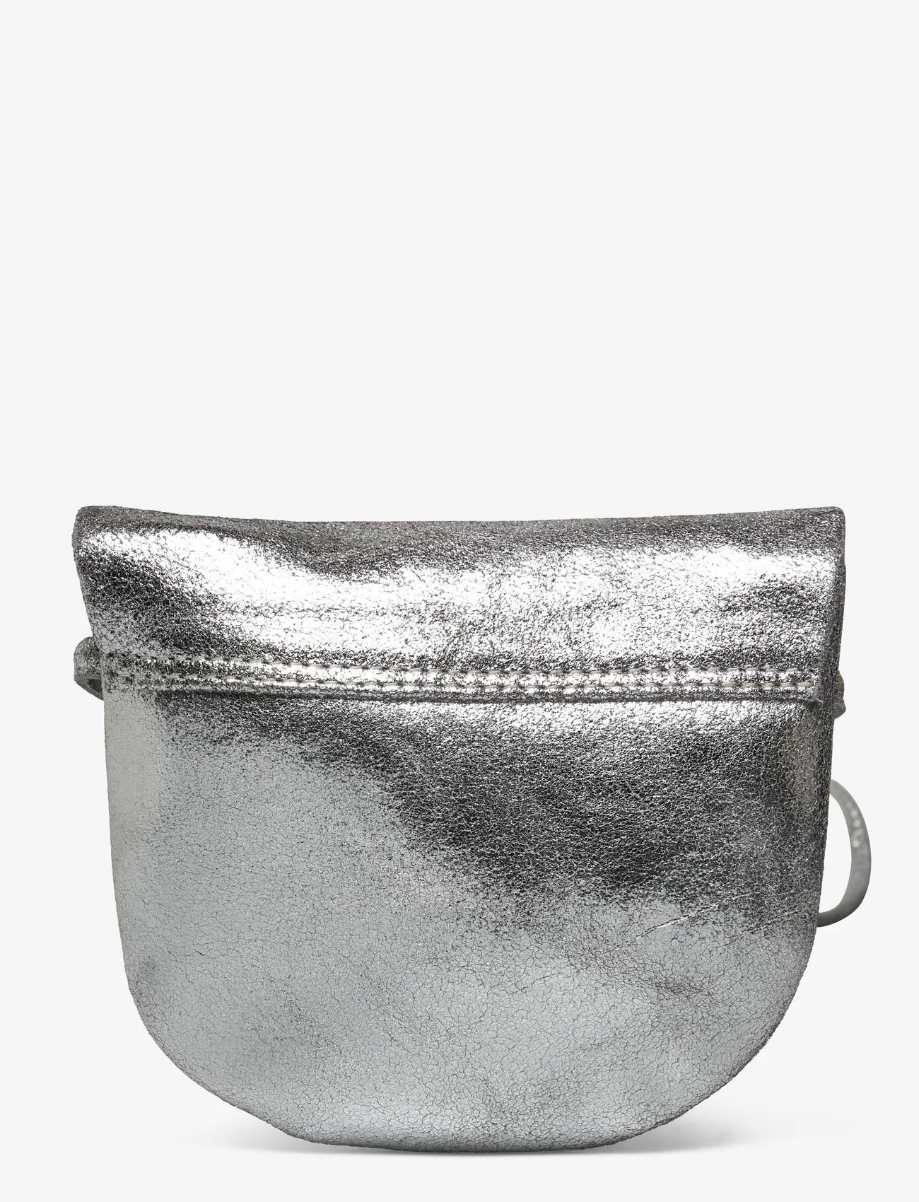 Mango - Leather metallic bag - gode sommertilbud - silver - 1