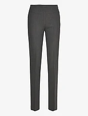 Mango - Pants bottom side zipper - dressbukser - lt pastel grey - 1