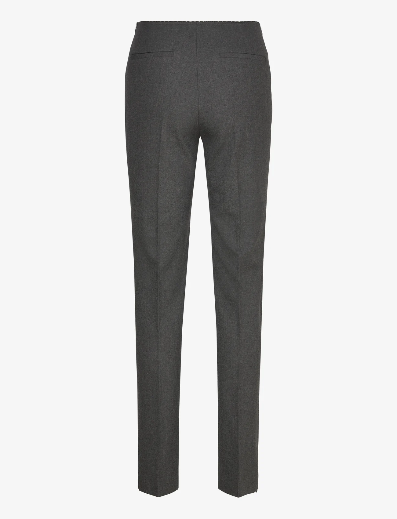 Mango - Pants bottom side zipper - habitbukser - lt pastel grey - 1