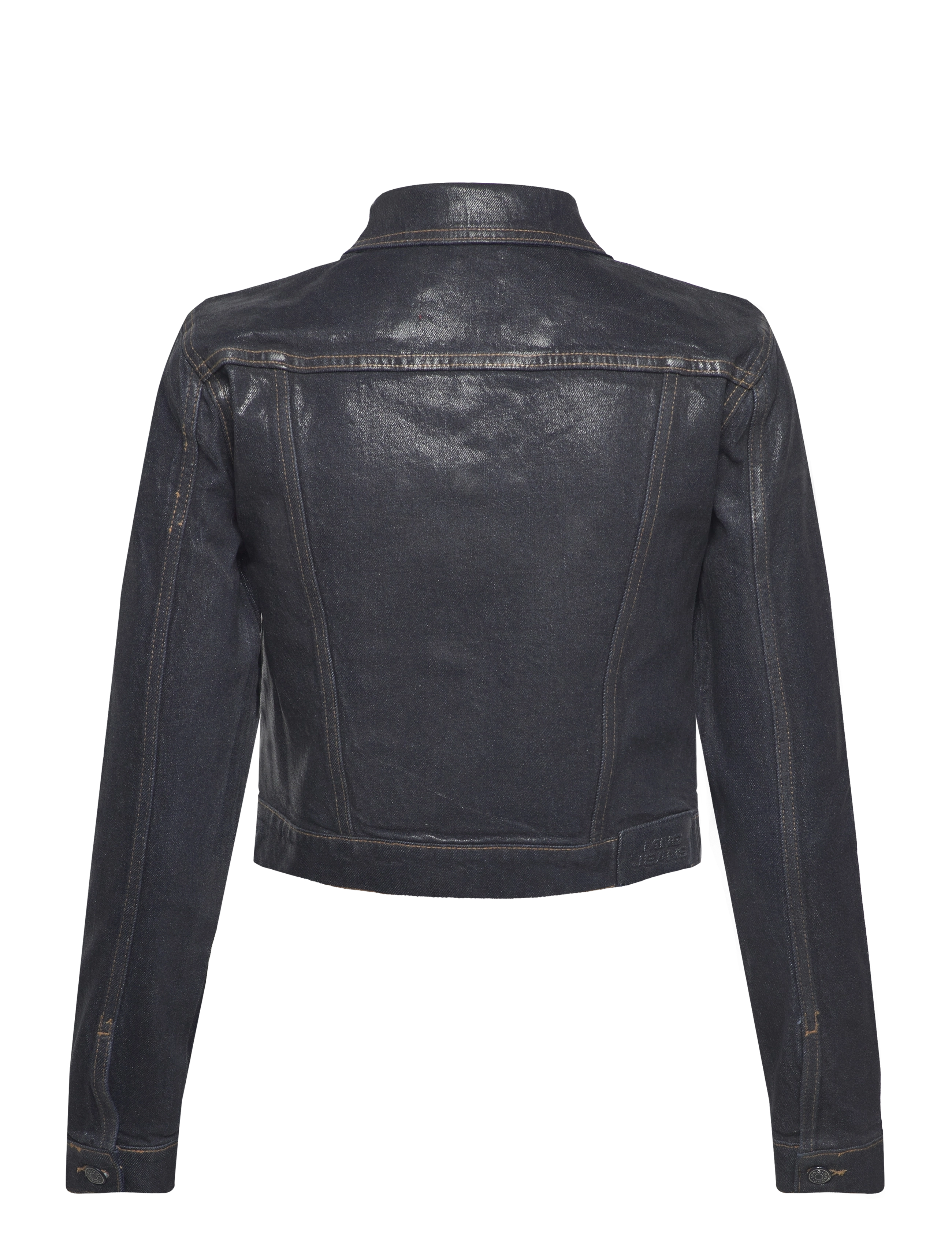 Mango - Foil structured denim jacket - frühlingsjacken - open blue - 2