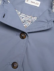 Mango - Buttoned cotton jacket - vårjakker - medium blue - 3