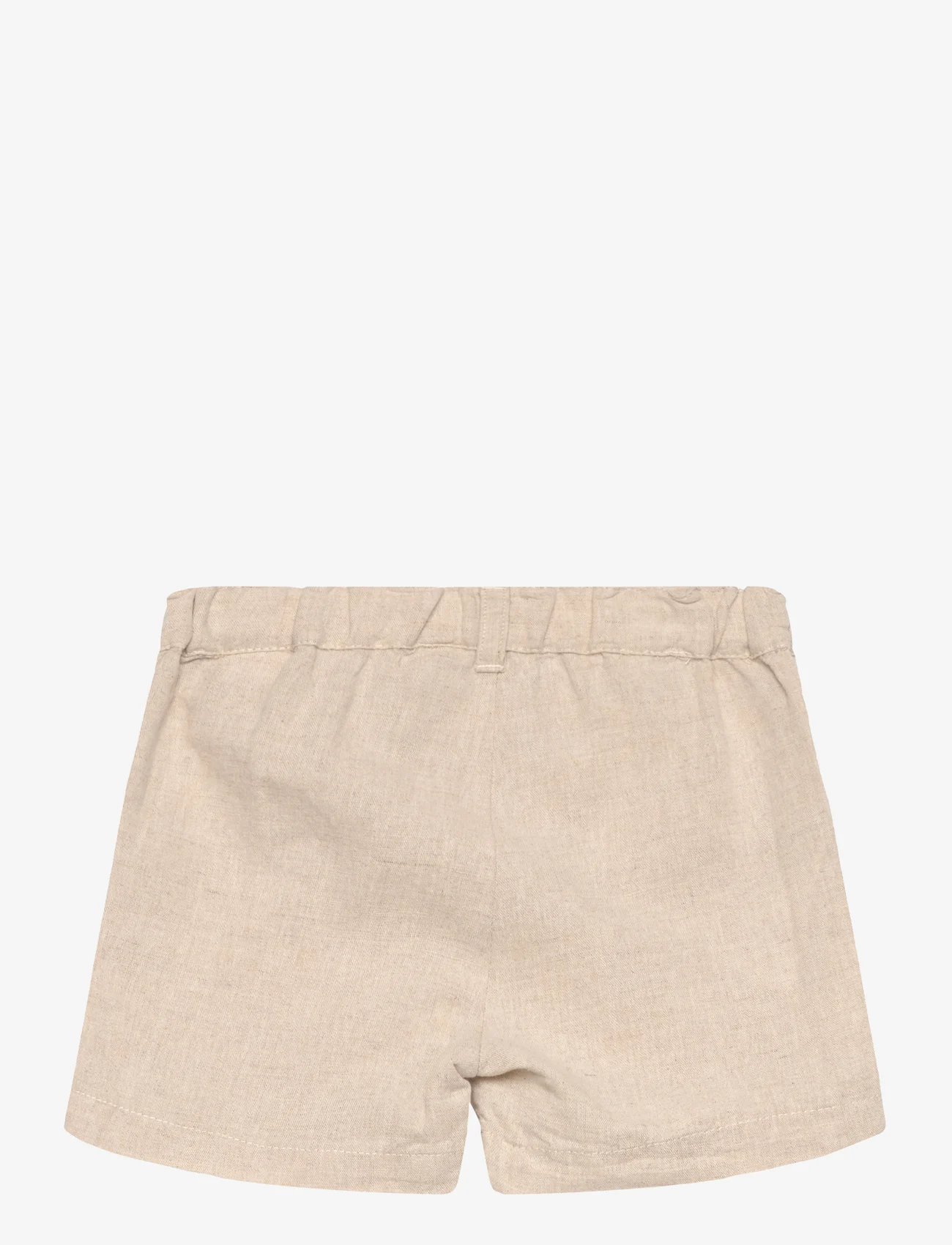 Mango - Linen-blend Bermuda shorts - chino-shorts - lt pastel brown - 1