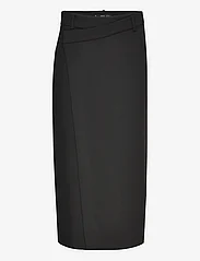 Mango - Midi wrap skirt - pencil skirts - black - 0