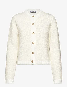 Knitted buttoned jacket, Mango