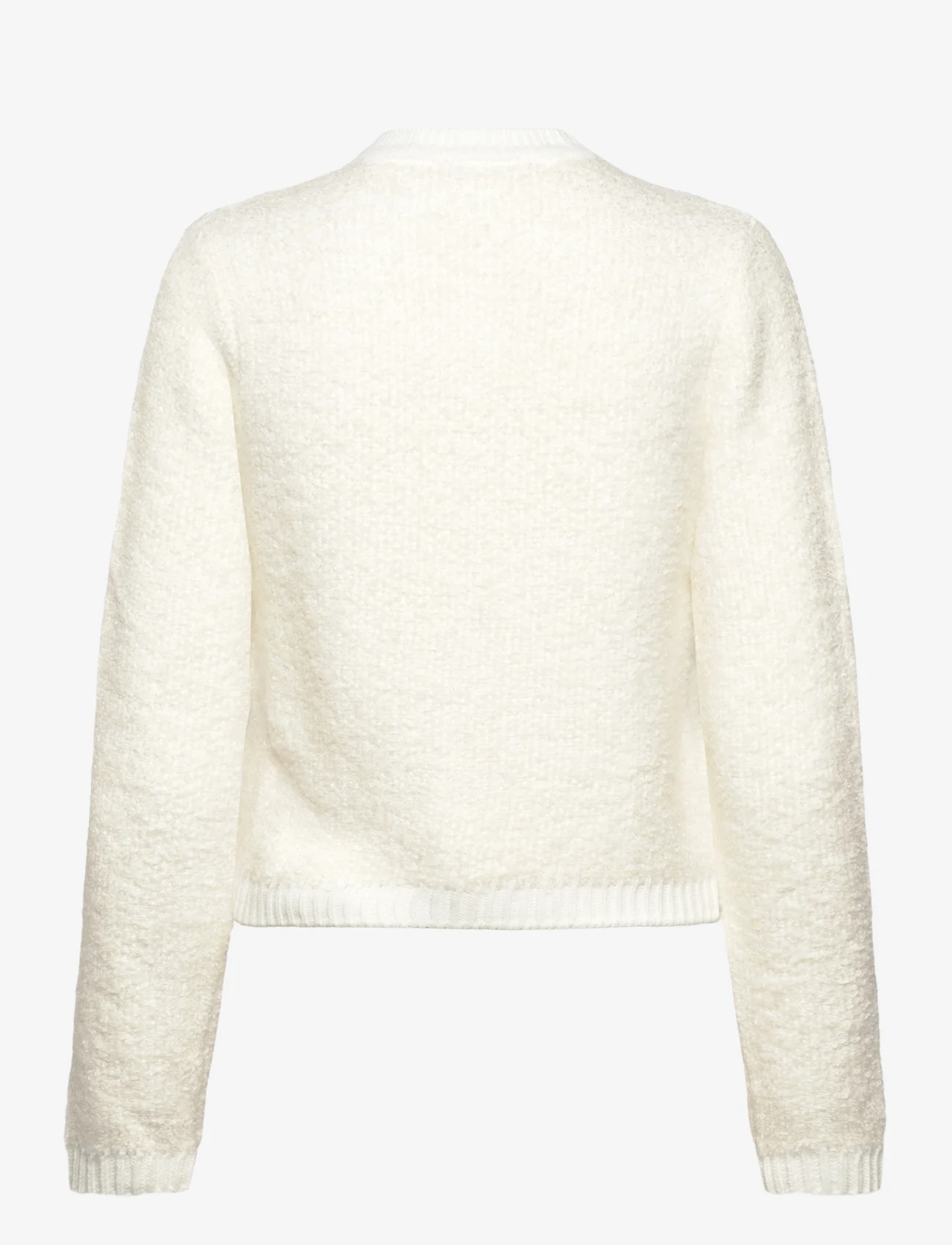 Mango - Knitted buttoned jacket - koftor - natural white - 1