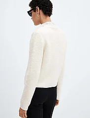 Mango - Knitted buttoned jacket - koftor - natural white - 3