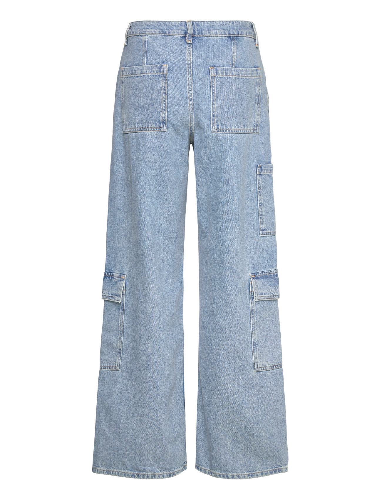 Mango - Loose cargo jeans with pockets - cargobukser - open blue - 2