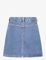 Mango - Buttoned denim skirt - jeanskjolar - open blue - 1