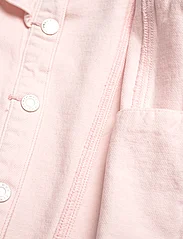 Mango - Ruffled denim jacket - de laveste prisene - pink - 4