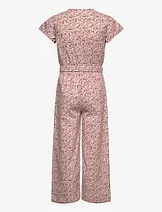 Mango - Cotton print jumpsuit - lägsta priserna - pink - 1