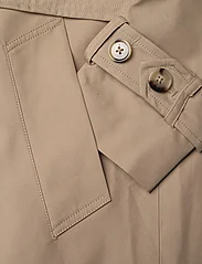Mango - Double-breasted cotton trench coat - vårjakker - light beige - 6