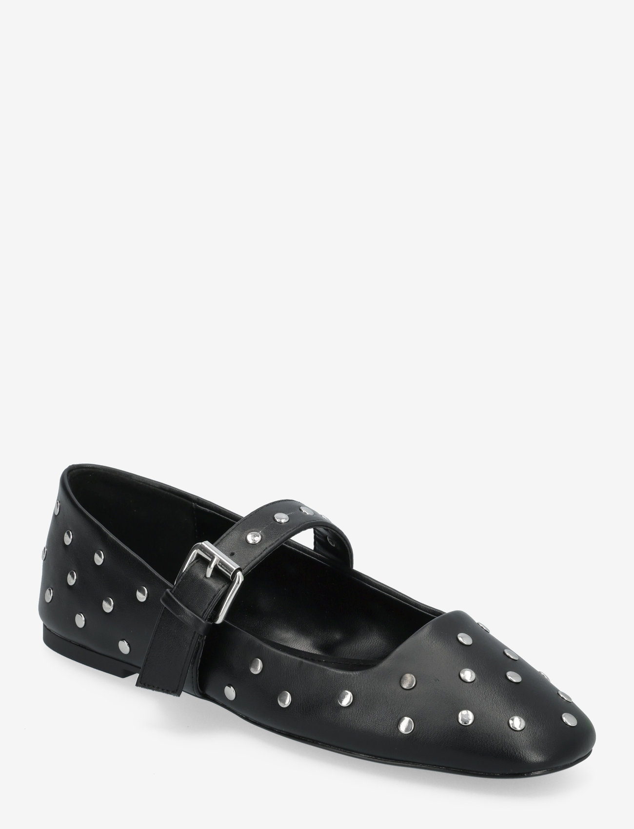 Mango - Studded ballet flats - women - black - 0