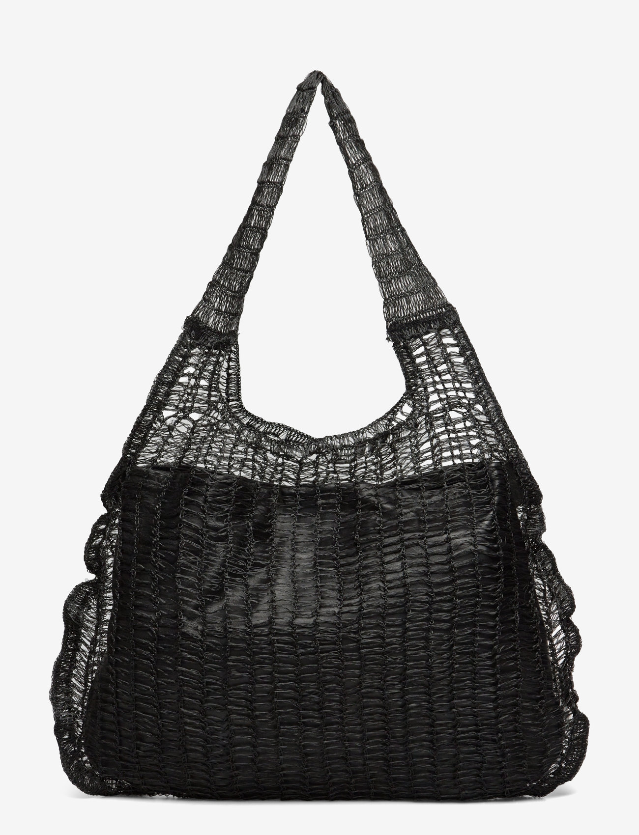 Mango - Mesh pattern shopper bag - accessoires - black - 0