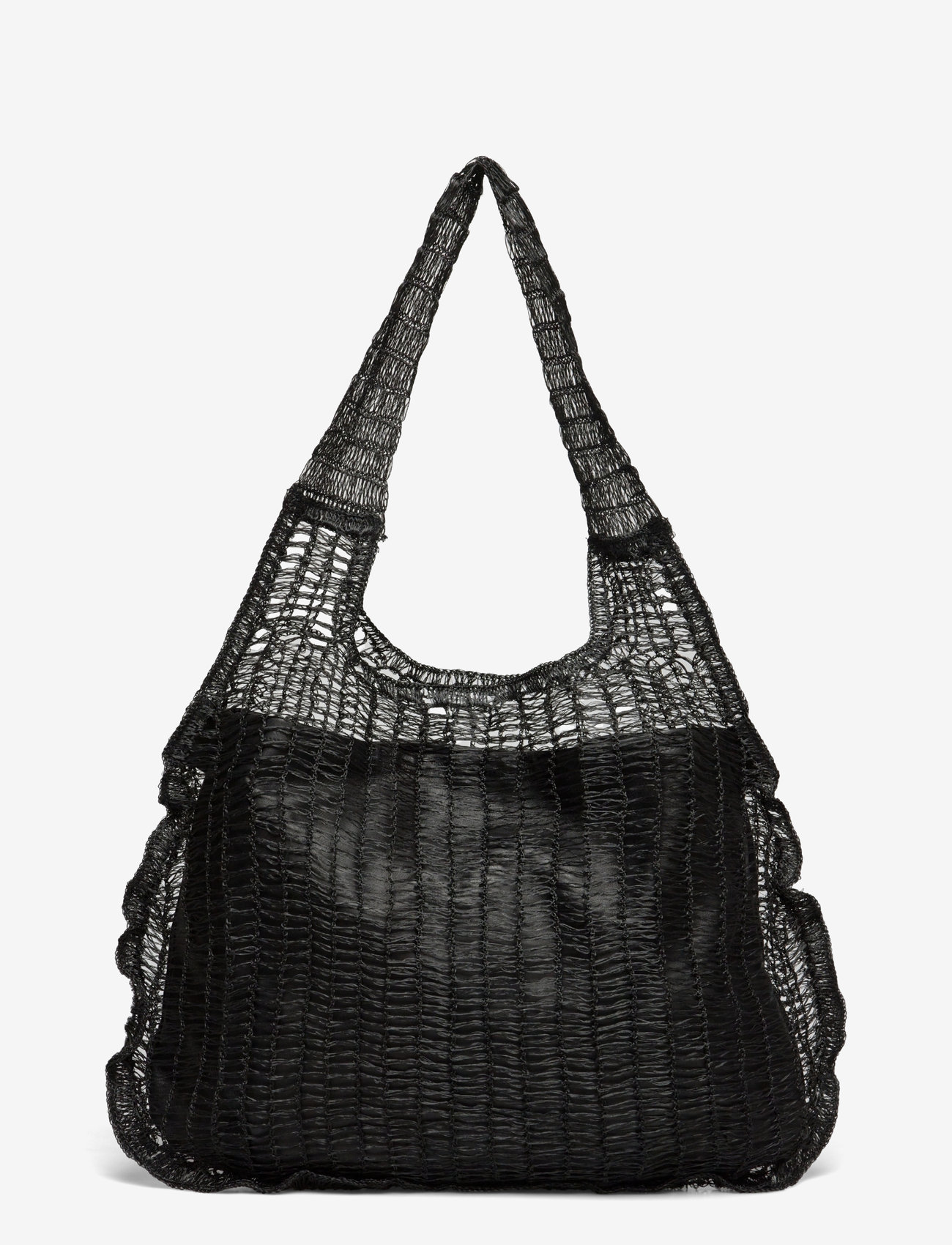 Mango - Mesh pattern shopper bag - accessoires - black - 1