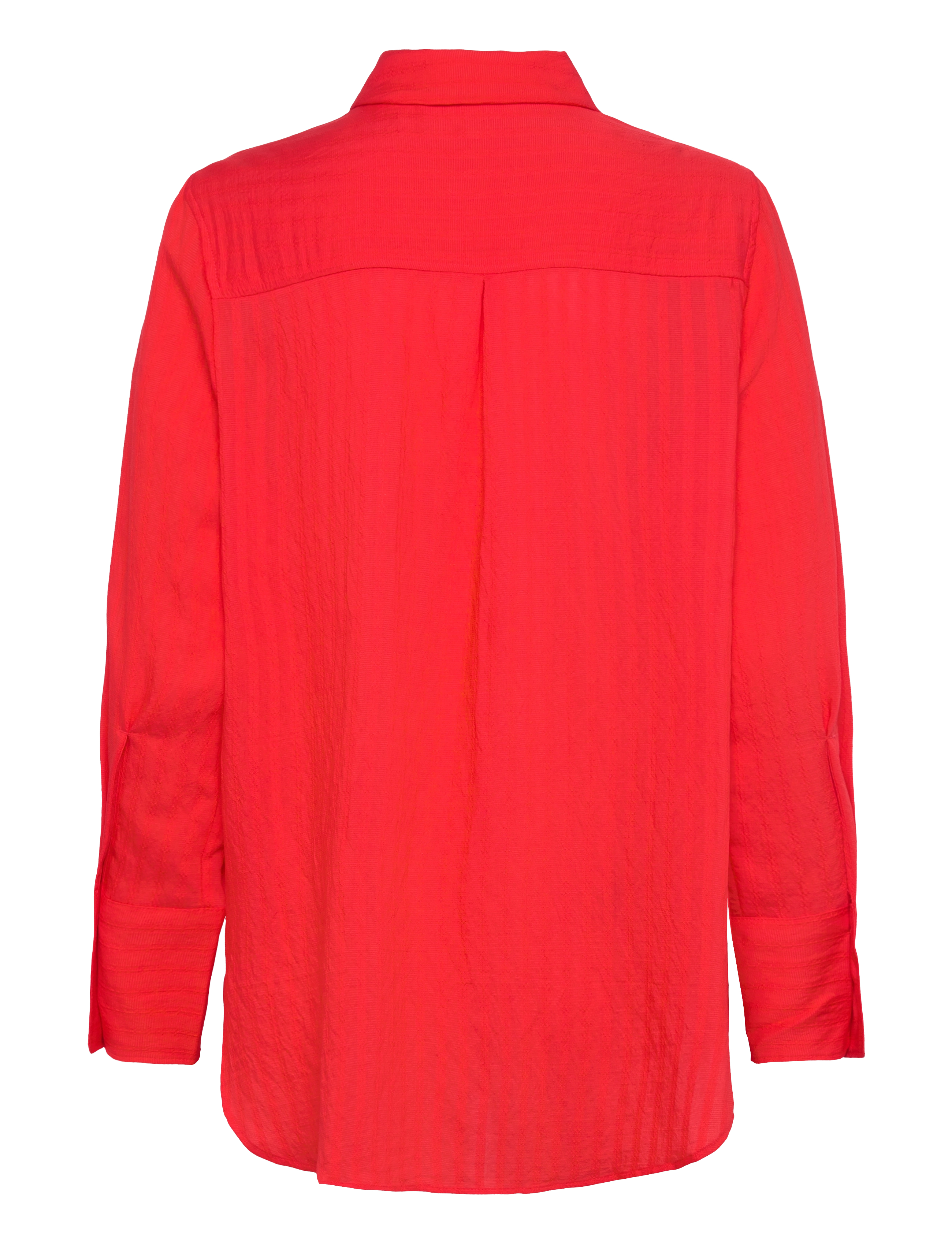 Mango - Stripe-patterned shirt - langärmlige hemden - red - 2