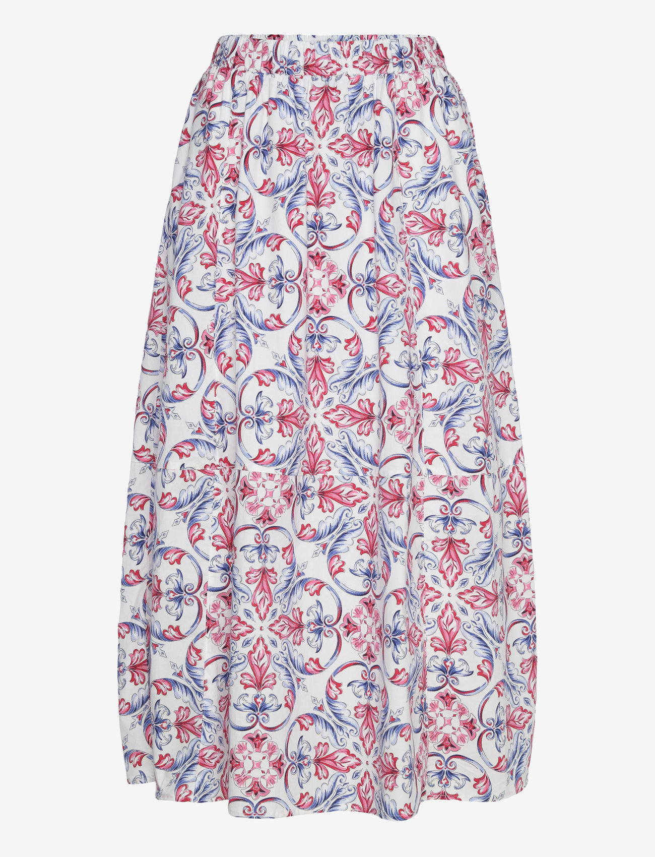 Mango - Printed midi skirt - laveste priser - red - 0