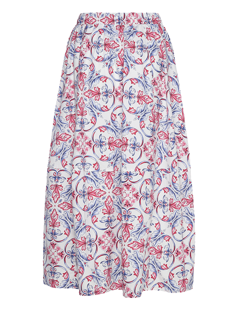 Mango - Printed midi skirt - midi-röcke - red - 2