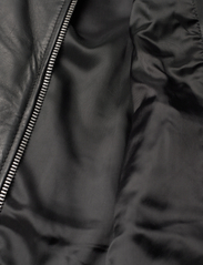 Mango - Leather biker jacket - vårjakker - black - 7