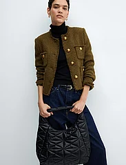 Mango - Pocket tweed jacket - festkläder till outletpriser - beige - khaki - 2