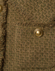Mango - Pocket tweed jacket - boucles copy - beige - khaki - 5