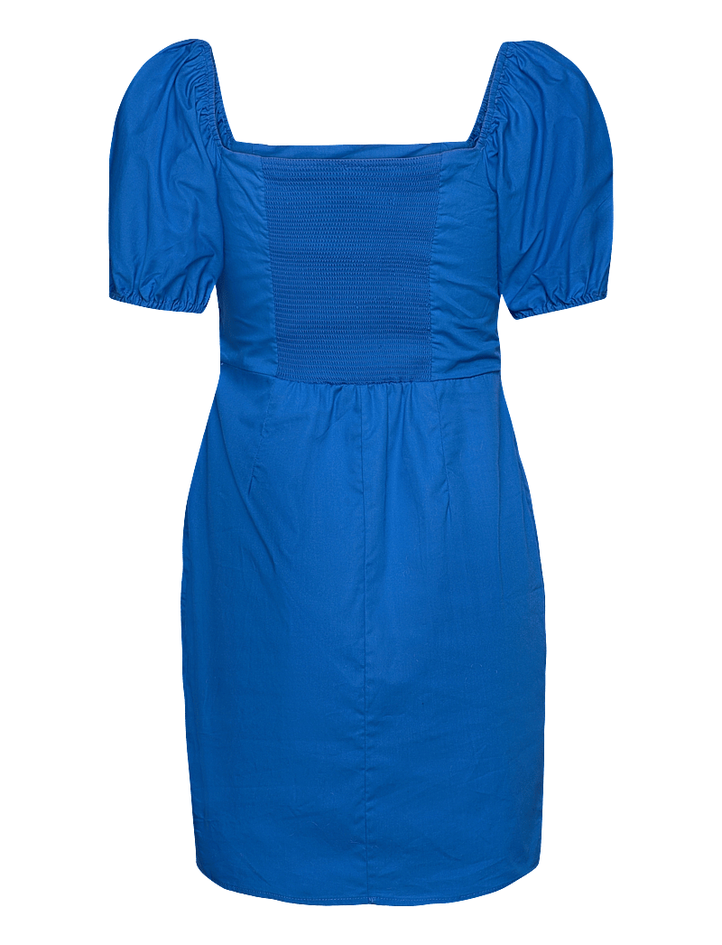 Mango - Printed dress with balloon sleeves - partykleider - medium blue - 2