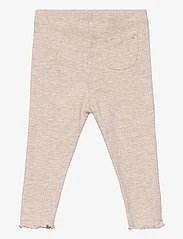 Mango - Cotton leggings - laveste priser - lt pastel brown - 1