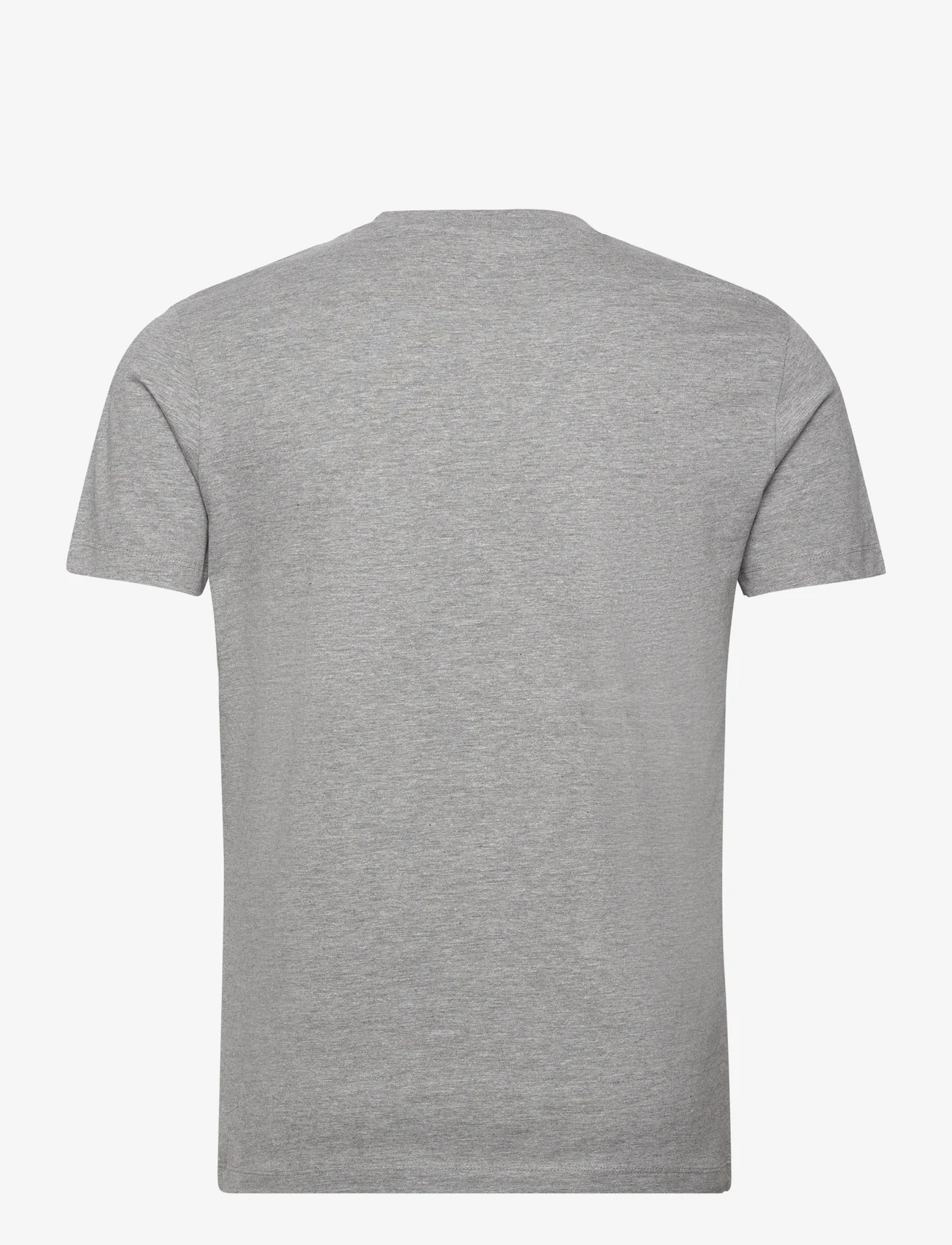 Mango - Basic cotton V-neck T-shirt - laveste priser - medium grey - 1