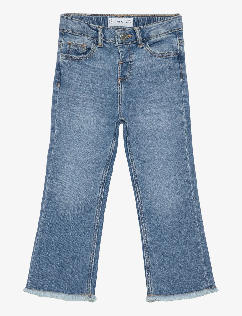 Mango - Flared finished jeans - regular jeans - open blue - 1