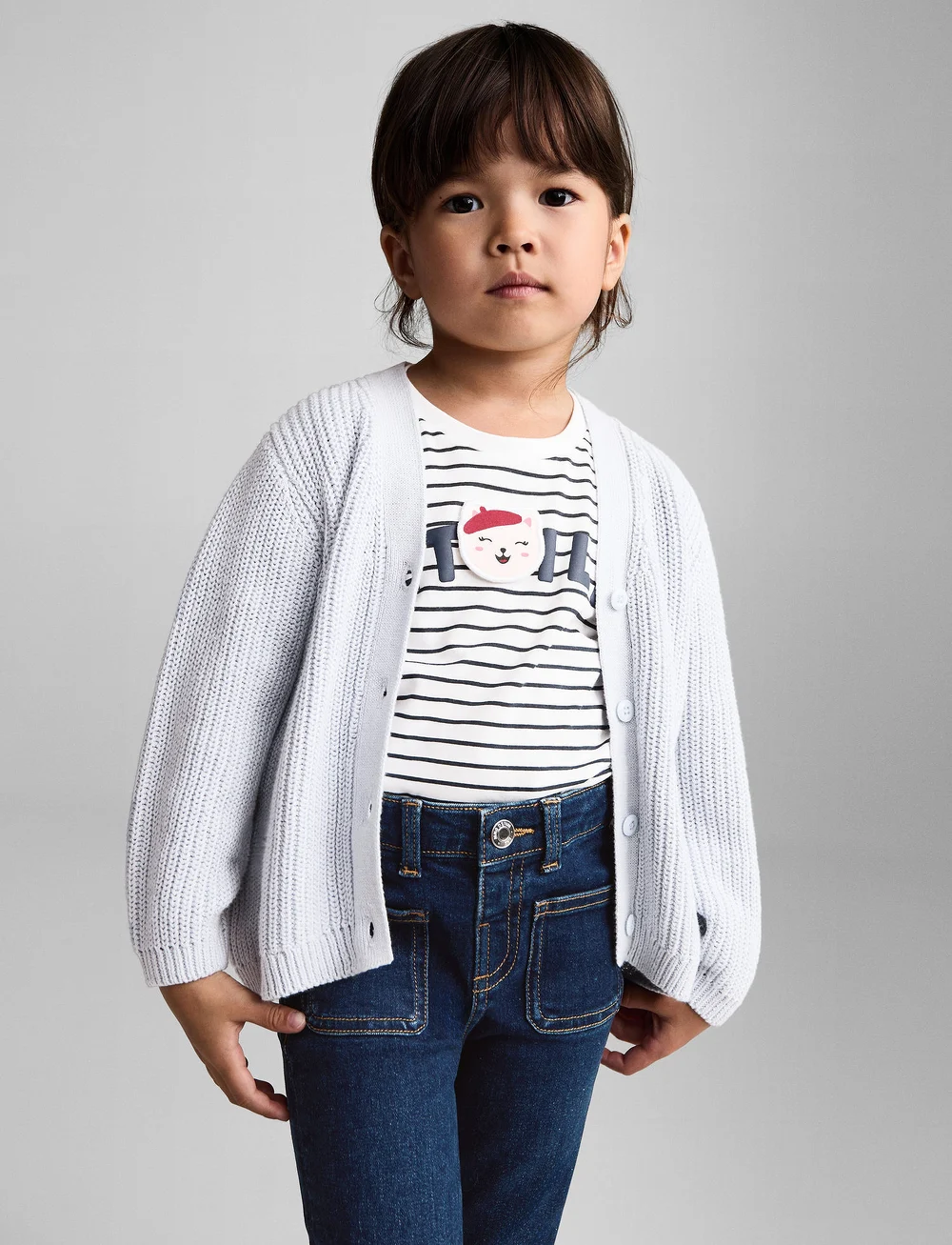 Mango - Flared finished jeans - hosen mit weitem bein - open blue - 0