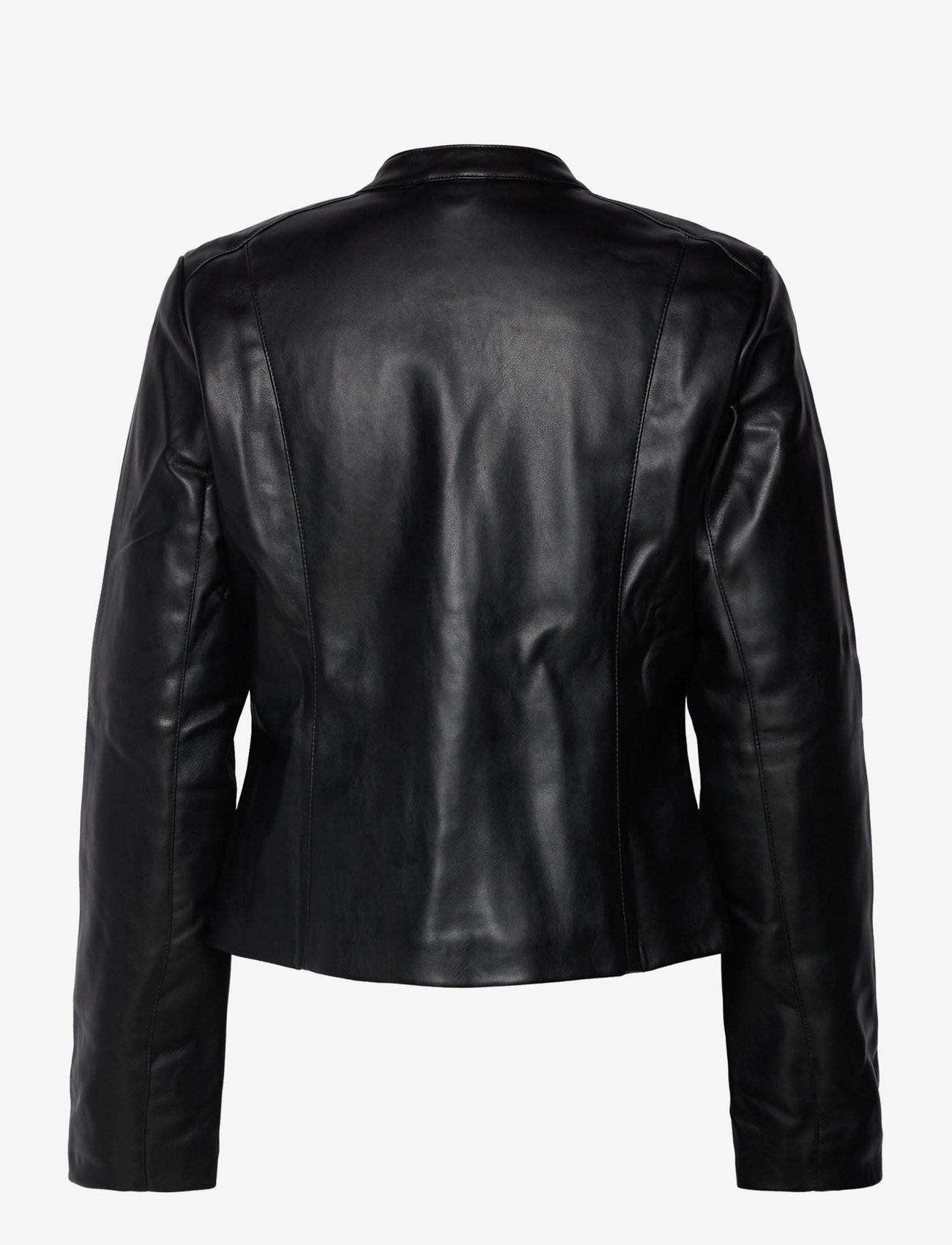 Mango - Leather-effect biker jacket - black - 2