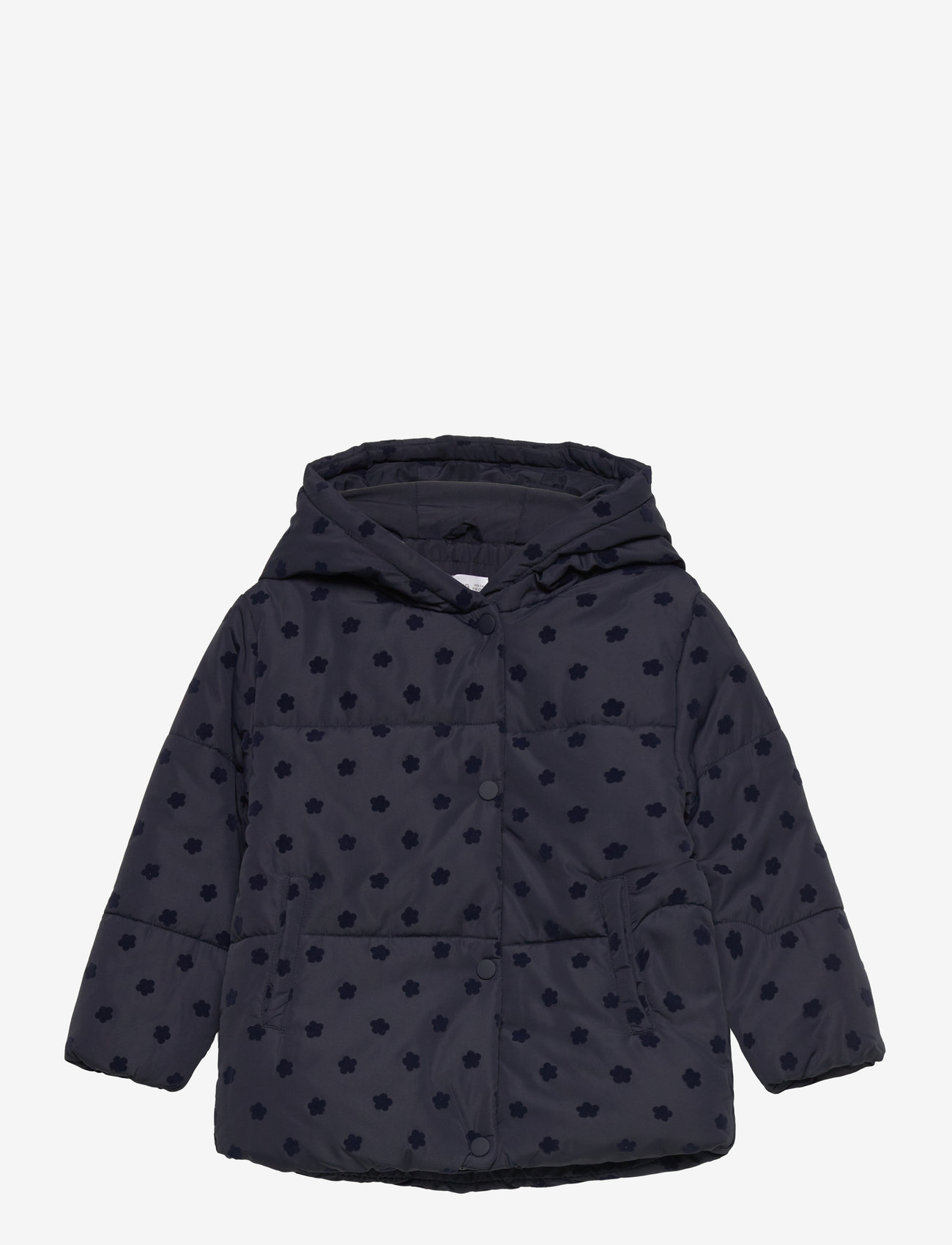 Mango - Flowers print quilted anorak - navy - 0
