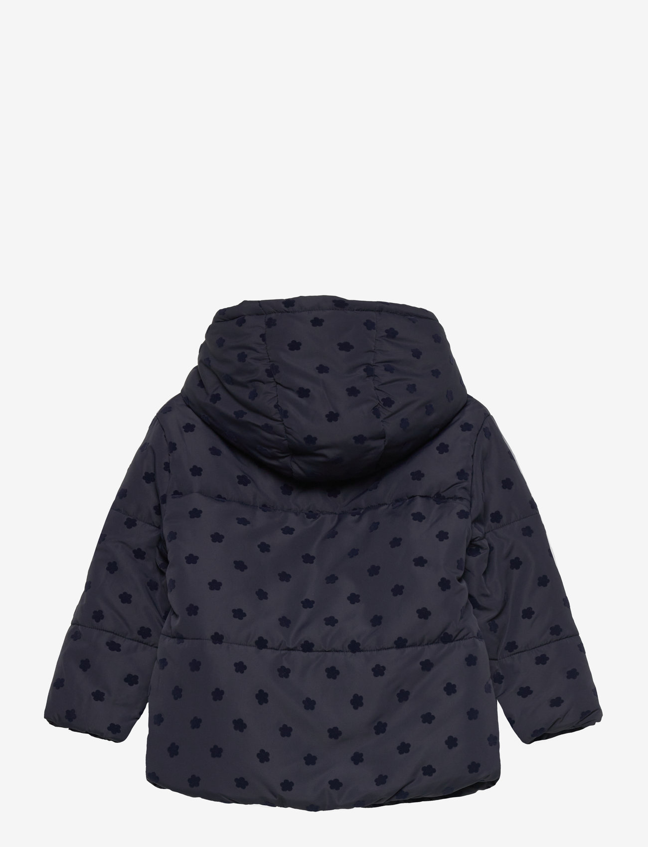 Mango - Flowers print quilted anorak - navy - 1