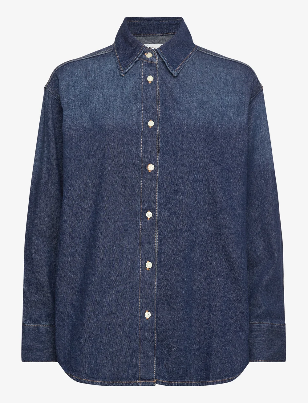 Mango - Oversize denim shirt - jeanshemden - open blue - 1